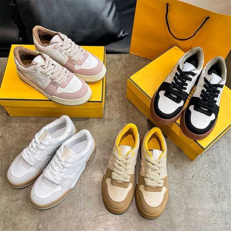 

2023 New Couple Cricket Shoes Match Versatile Little White for Men and Women Small Popular Casual Sports, Brown 04