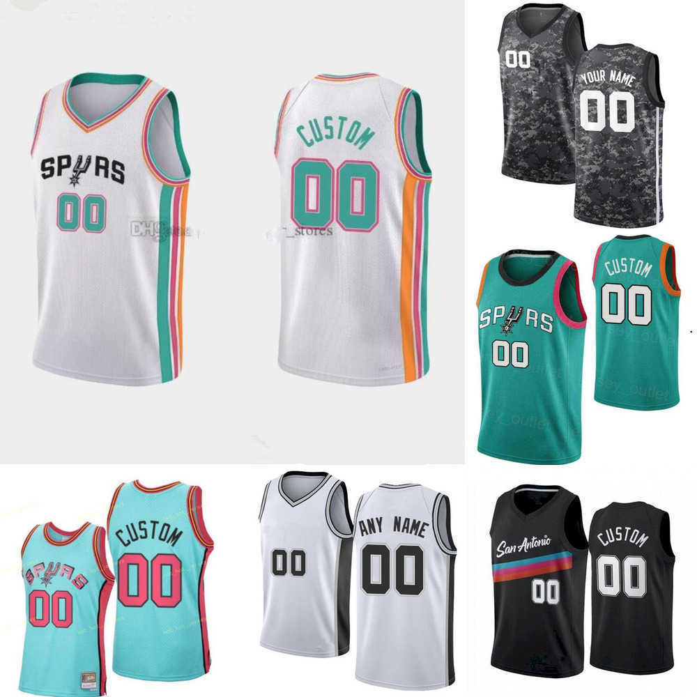 

Basketball Jerseys Men Women Youth San Antonio''Spurs''Custom 31 Keita Bates-Diop 33 Tre Jones 23 Zach Collins 18 Isaiah Roby 11 Joshua Primo, Color