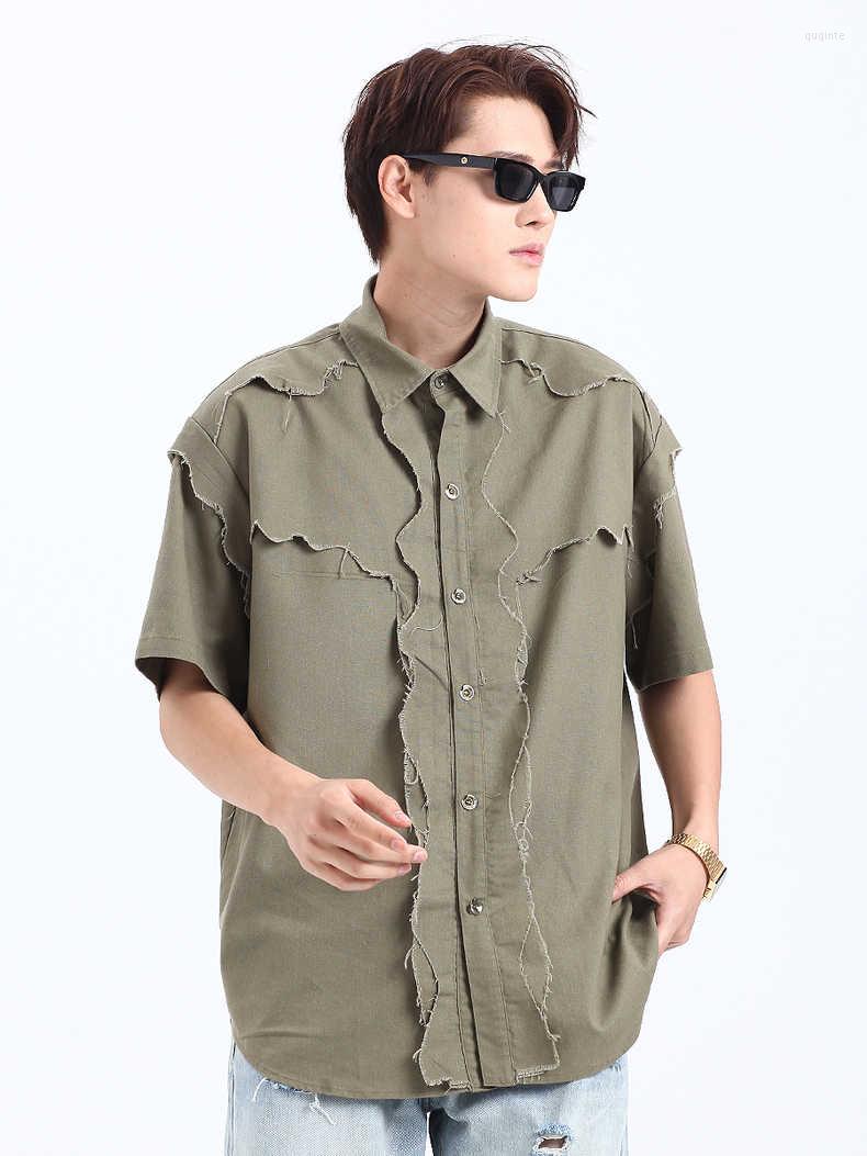 

Men's Casual Shirts J04130 Fashion Men's 2023 Runway Luxury European Design Party Style Clothing