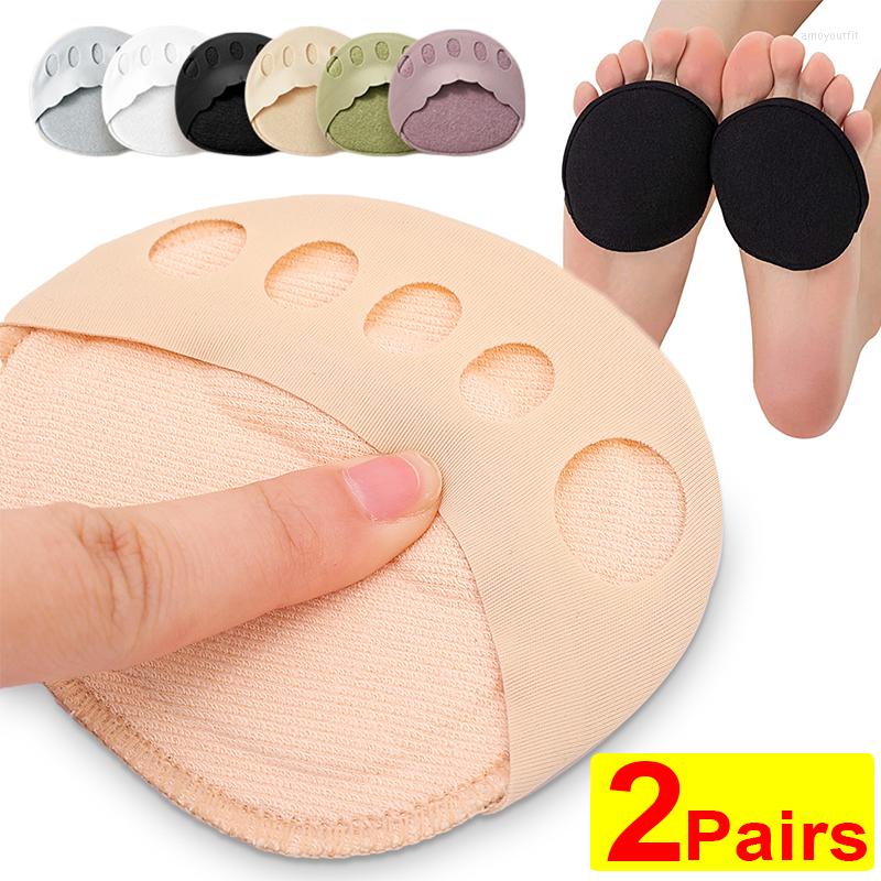 

Women Socks Forefoot Pads High Heels Non-slip Half Insoles Absorbs Feet Protecter Toes Shoes Pad Inserts, Pink-3