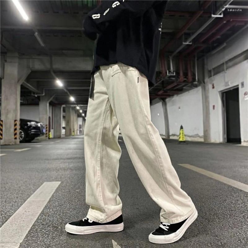 

Men's Pants Men'S Casual Fashion Loose Straight Wide Leg Retro Cargo For Men Autumn, Socks