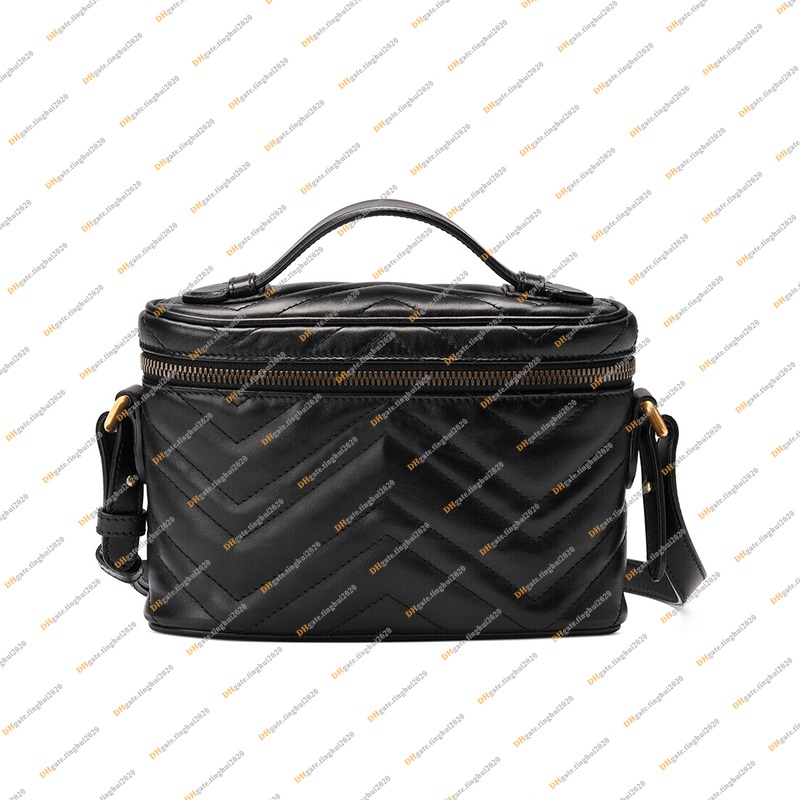 

Ladies Fashion Casual Designe Luxury Cosmetic Bags Crossbody Shoulder Bags TOTE Handbag Messenger Bag High Quality TOP 5A Cowhide 672253 Purse, Size : 19 x 13 x 7 cm