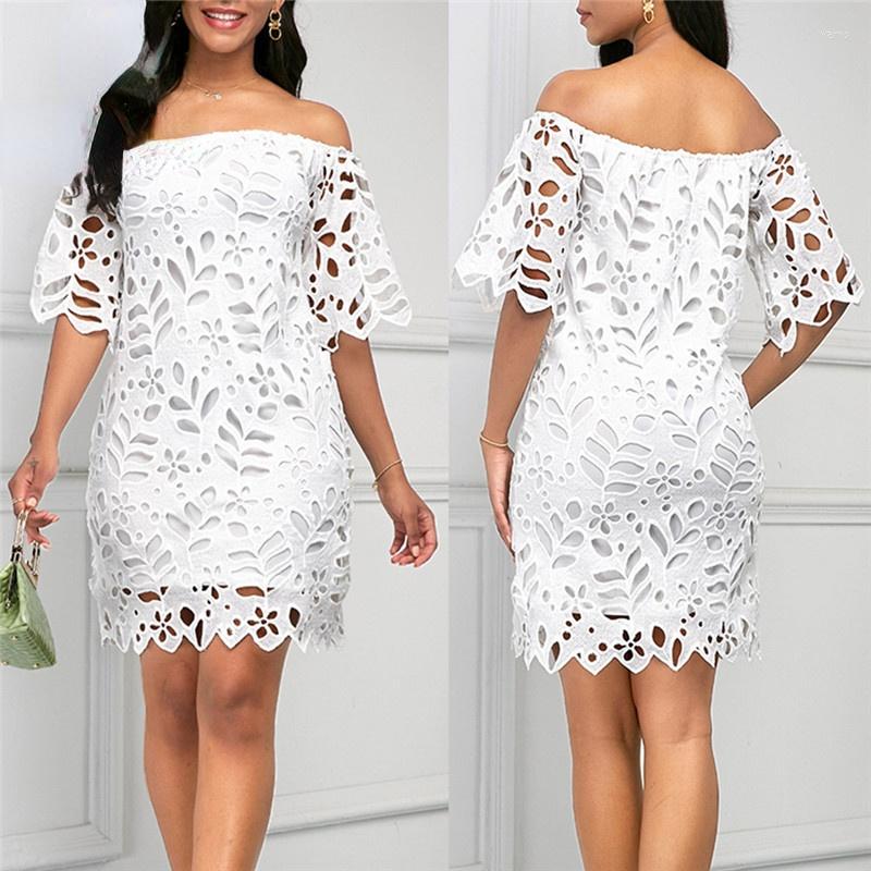 

Casual Dresses Women Summer Solid Color Pencil Dress, White