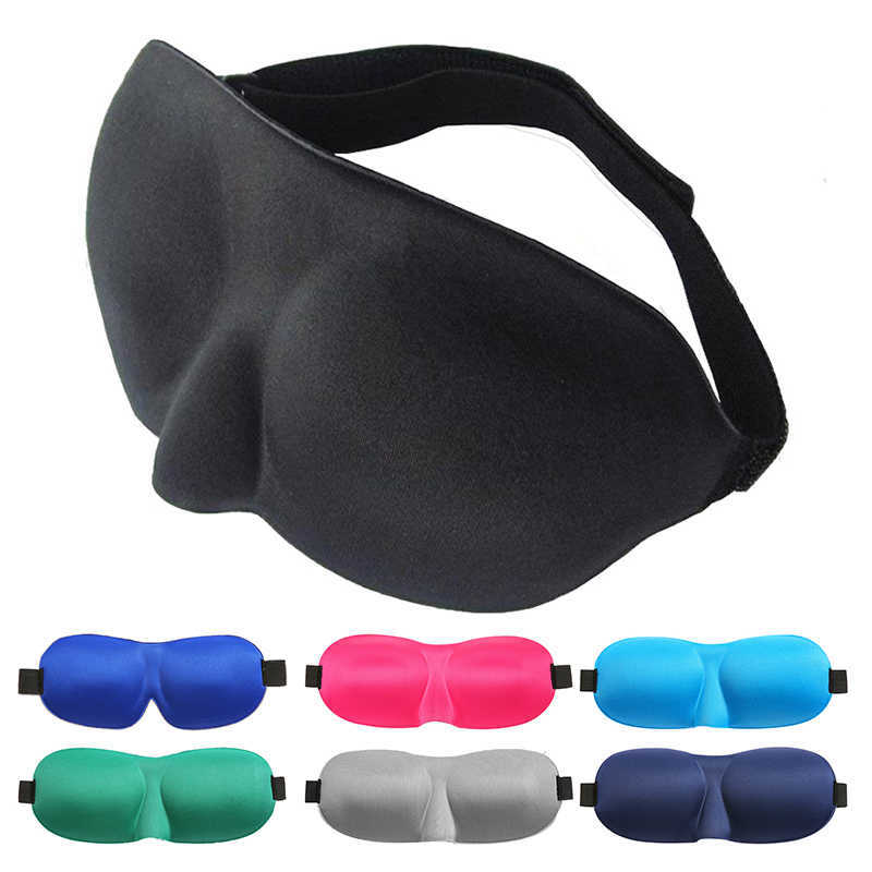 

Sleep Masks Sleep Mask Upgraded 3D Contoured 100% Blackout Eye Mask for Sleeping with Adjustable StrapComfortable Soft Night Blindfold New P230412