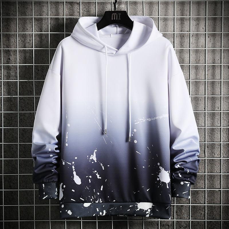 

Women's Sweaters Fashion Ladies Hoodie Hip Hop Street Style Gradient Hooded Sweater Women Casual Trend Clothing Jogging HoodieWomen's, Blue