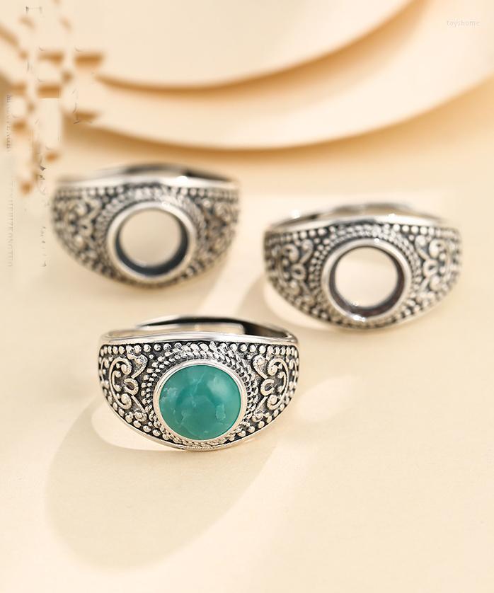 

Cluster Rings 925 STERLING SILVER Men Semi Mount Bases Blanks Base Blank Pad Ring Setting Wedding Jewelry Findings Diy A5912