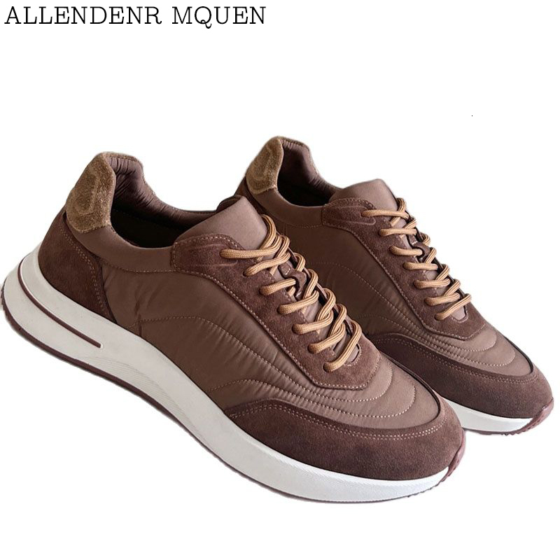 

Dress Shoes men's shoes leather technical cloth sports shoes allmatch breathable flat casual shoes large size 3946 230413, Blue