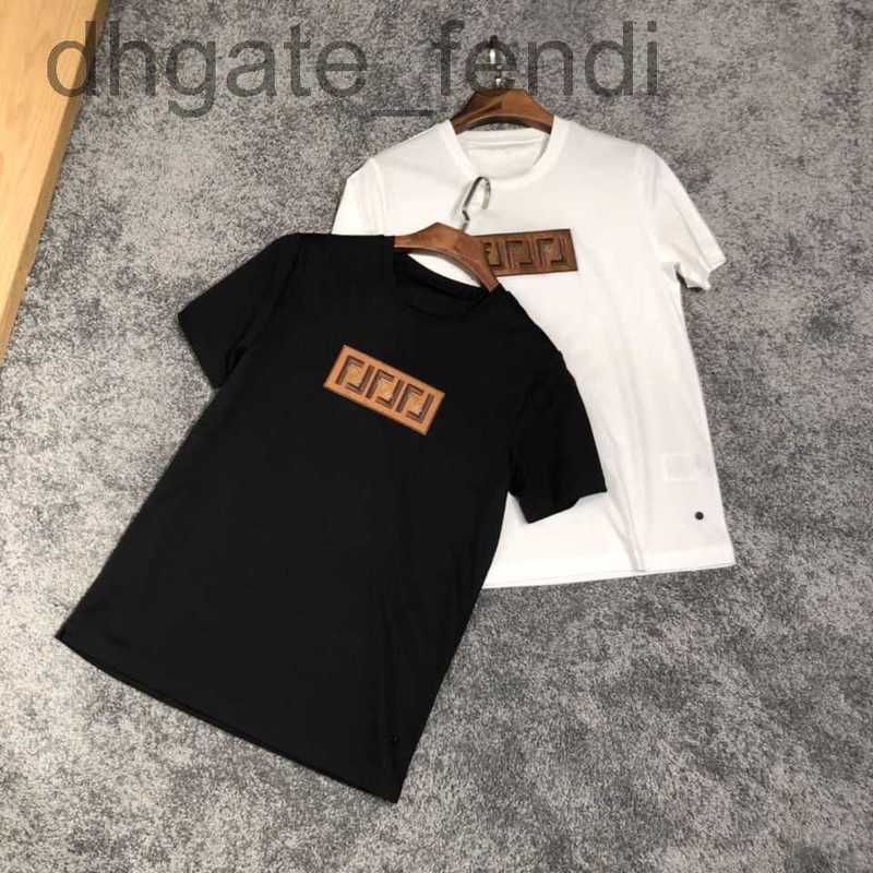 

Men's T-Shirts DesignerHigh version short sleeve t shirt mens sweatshirt fd designer tshirt double f embroidery round neck pullover tee men women T-shirt 4xl 5xl JF0T, White