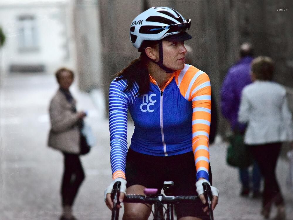 

Racing Jackets 2023 Women Summer Cycling Jersey Long Sleeves Bicycle Clothing Road Mountain Bike Maillot Ropa Ciclismo Hombre Sport Wear, Only jersey