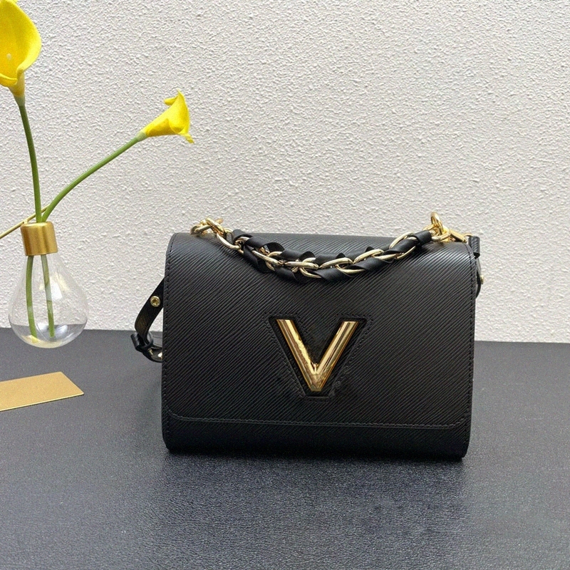 

Designer Twist Denim MM Shoulder bags Women EPI Leather Classic Adjustable Chain Handbag Diagonal Span Elegant back Spherical Water Ripple Gradient ba 60dU#