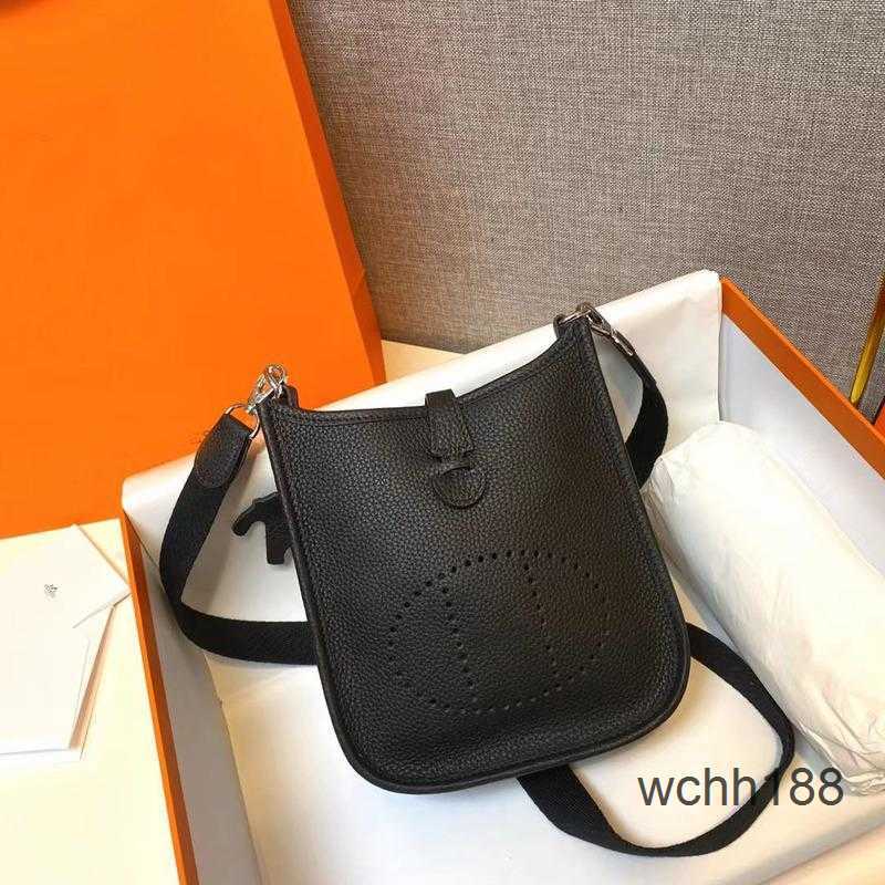 

Cowhide Mini Hollow Tote Designer Top Evelyns Lychee Bag Bags Togo Leather 2023 Pattern Messenger Herma Out One Shoulder Bucket Mg82, Red