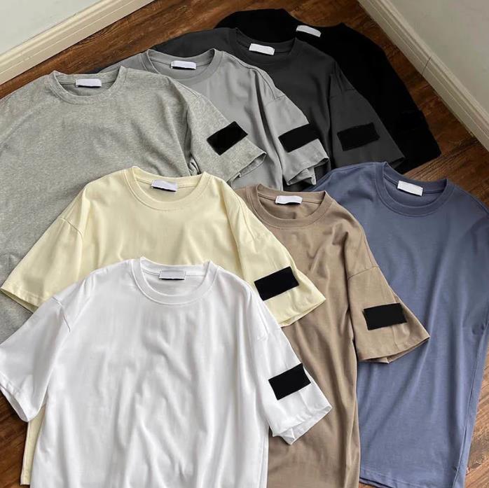 

t shirts classic letter logo printing men t-shirt stone graphic tees short sleeve womens printed hip hop women