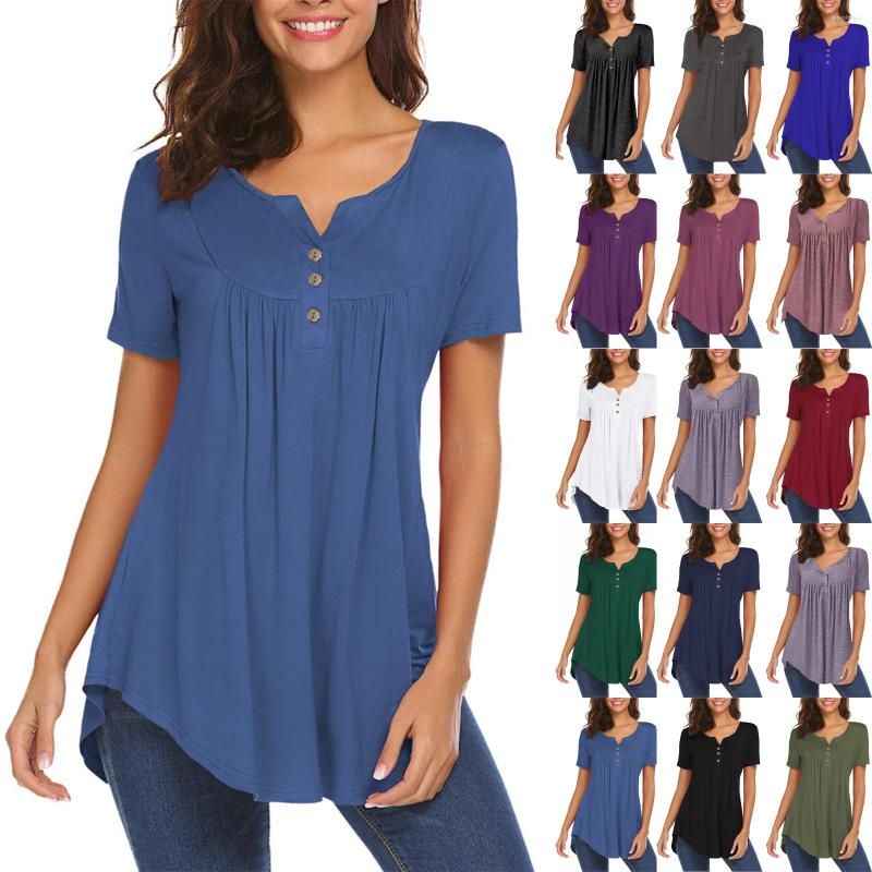 

Women's Blouses Women's With Button Vetement Femme 2023 Kawaii Clothes Women Shirts Casual Sexy Year And For, Red