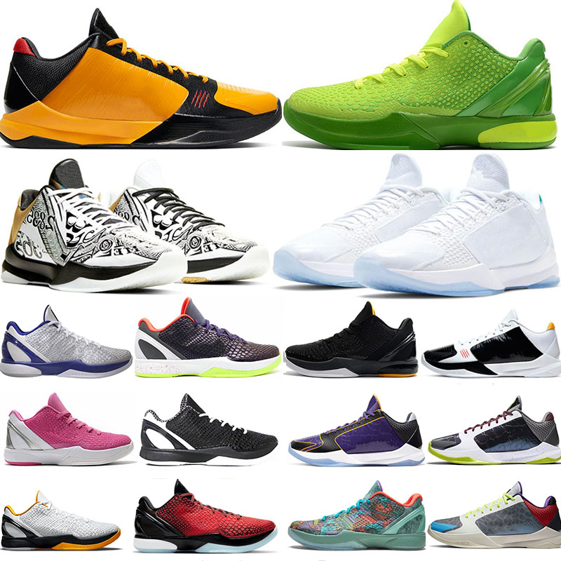 

Men Basketball Shoes All-Star Alternate Bruce Lee Big Stage Black Del Sol Black Gold Bruce Lee Grinch Lakers Purple 6 Chaos Mambacita Trainers Sports Sneakers, Color#17