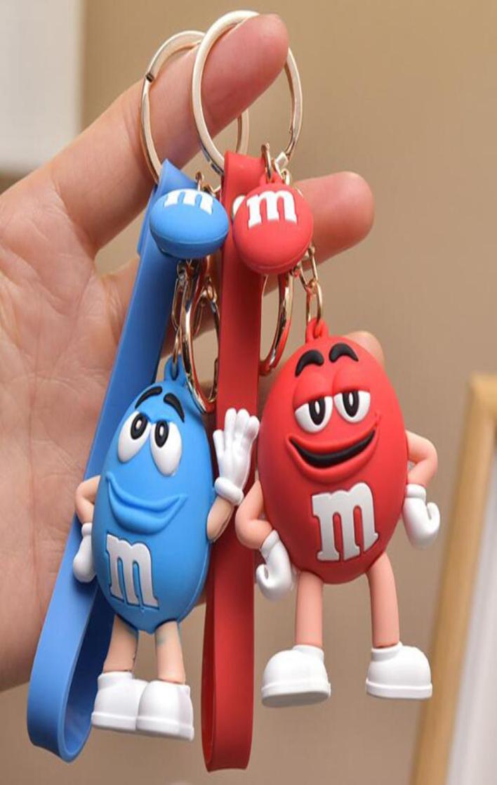 

colorfuls cartoon M doll keychains fashion accessories car key ring bag pendant gift7753191