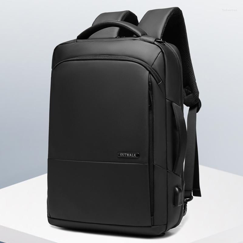

Backpack Men USB Charging High Capacity Waterproof 15.6 Inch Laptop Multifunction Designer Casual Travel Business Backpacks