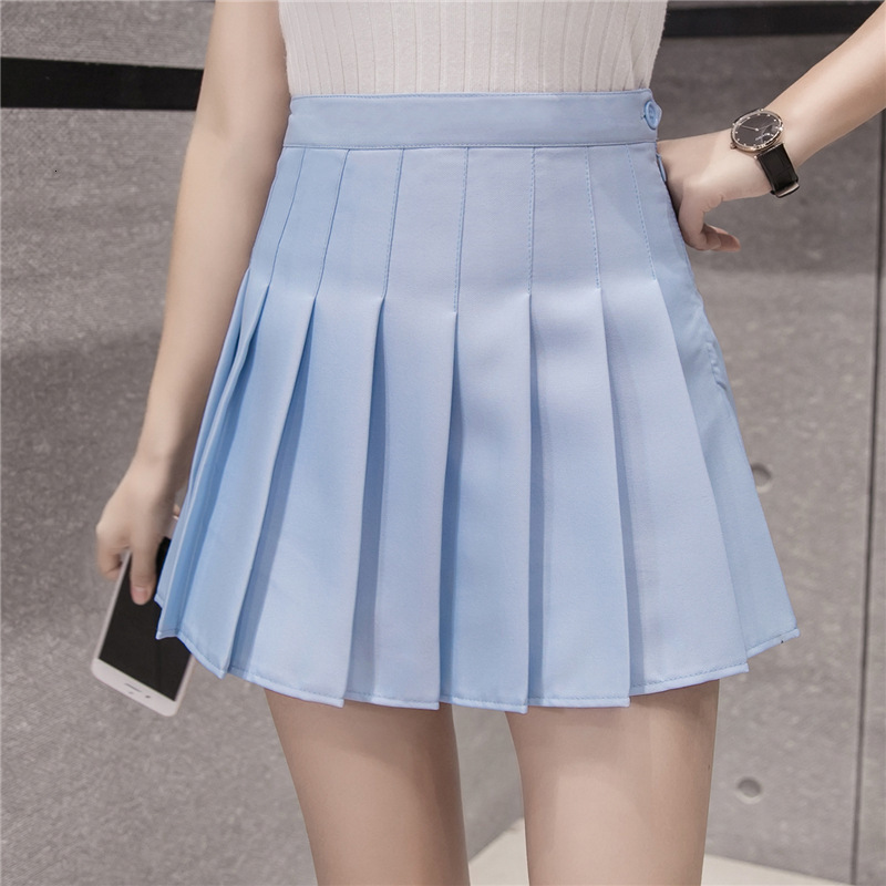 

Skirts Fashion Women Skirt Preppy Style Skirts High Waist Chic Student Pleated Skirt Harajuku Uniforms Ladies Girls Dance Skirts 230413, Gray