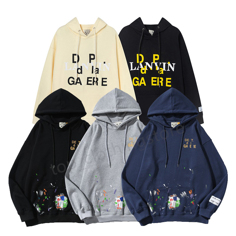 

Mens Hoodie Galleries Tops Depts Hoodies Designer Fashion Loose pullover hooded Long Sleeve Luxurys Casual sweatshirt graffiti print women Clothing