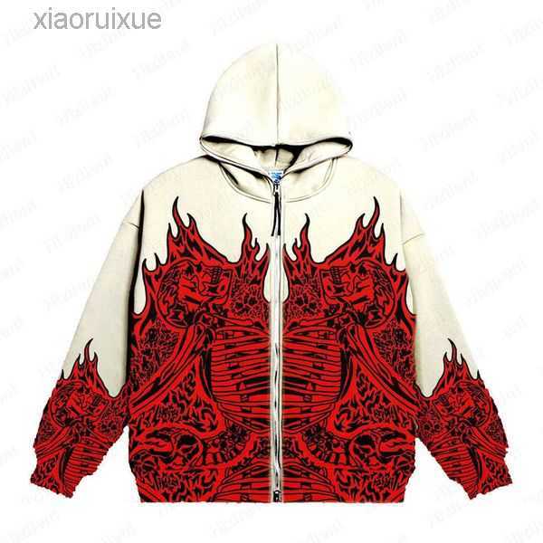 

Hip Hop Men Sweatshirt Hoodie Full Printed Streetwear Harajuku Y2k Pullover Winter Fall Casual Zip Jacket Y220818 3R9I8, 01