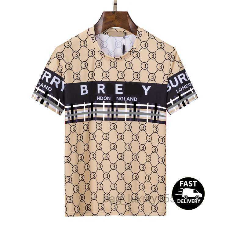 

Designer Men'S Tee Shirts Black And White Red Brown Pure Cotton Breathable Slim Casual Shirt Street Men'S And Women'S Clothing Of The Same Style Top Quality3xl, 10