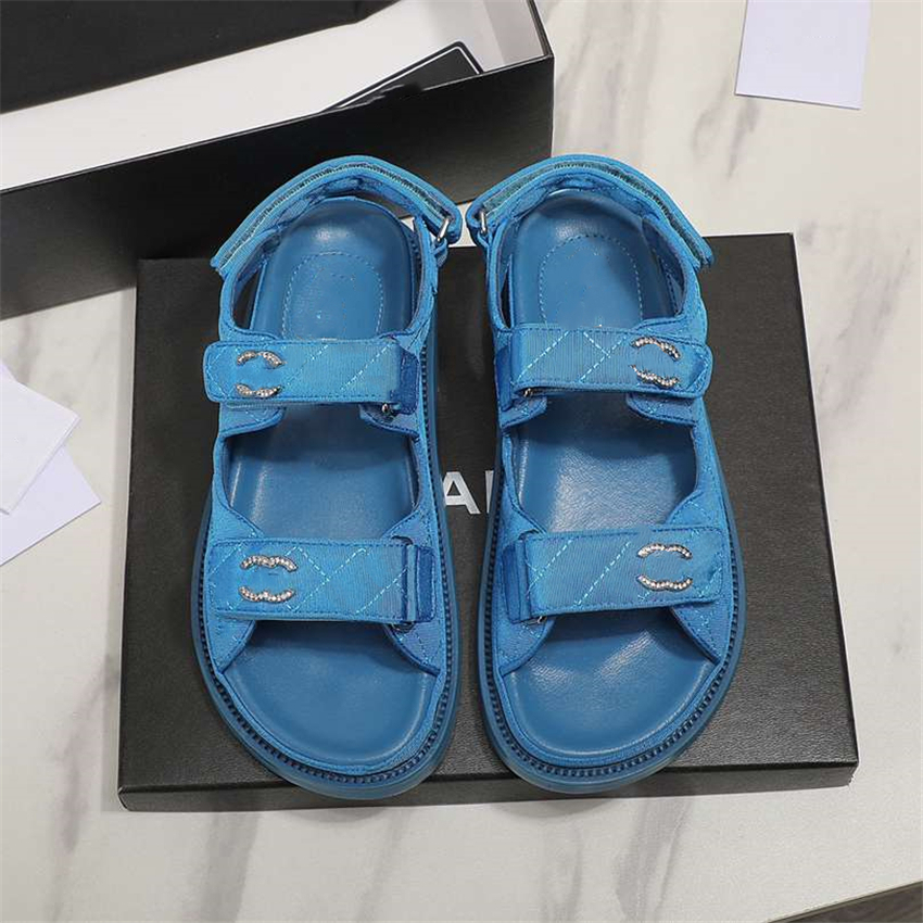 

Fashion Sandals 2023 Channel Women's High Heels The latest styles to wear comfortable letter logo summer casual student sandals 010-011