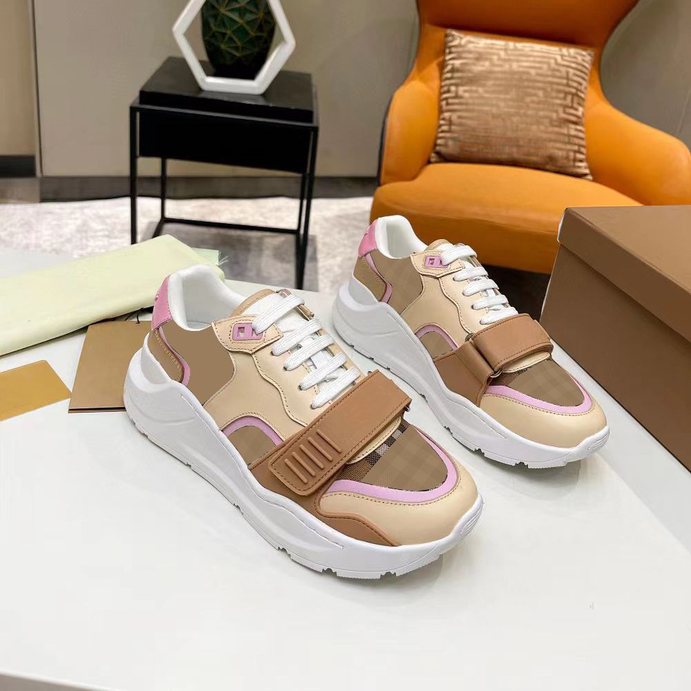 

Men Shoes Designer Sneakers Brand Check Shoe Classic Platform Sneaker Women Vintage Sneaker Striped Trainer Flats Season Shades Trainers