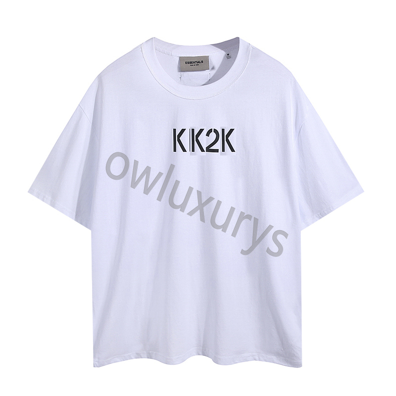 

Men's T-Shirts Mens T Shirt High Street Style Short Sleeve Round Neck fears Fashion Letter Printed essen Womens Tshirt ofgod, The same as original