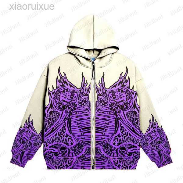 

Hip Hop Men Sweatshirt Hoodie Full Printed Streetwear Harajuku Y2k Pullover Winter Fall Casual Zip Jacket Y220818 1URJR, 01