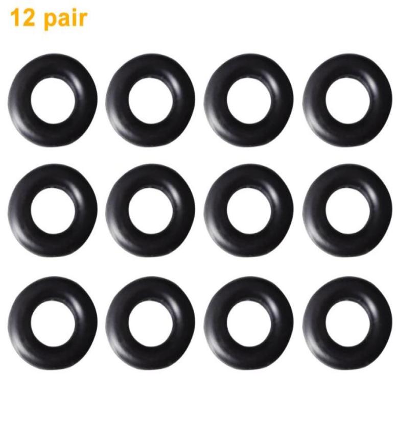 

12 Pairs Round Reusable Anti Slip Eyeglasses Elastic Sport Eyewear Silicone Grips Glasses Ear Hooks Temple Tip Universal Mini1468996