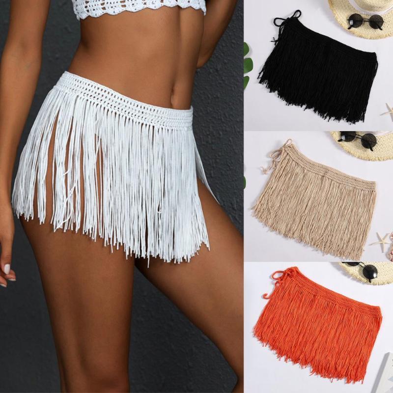 

Skirts Bikini Cover Up Excellent Lightweight Grass Skirt Tropical Hawaiian Party Tassel For Gathering, Dark orange