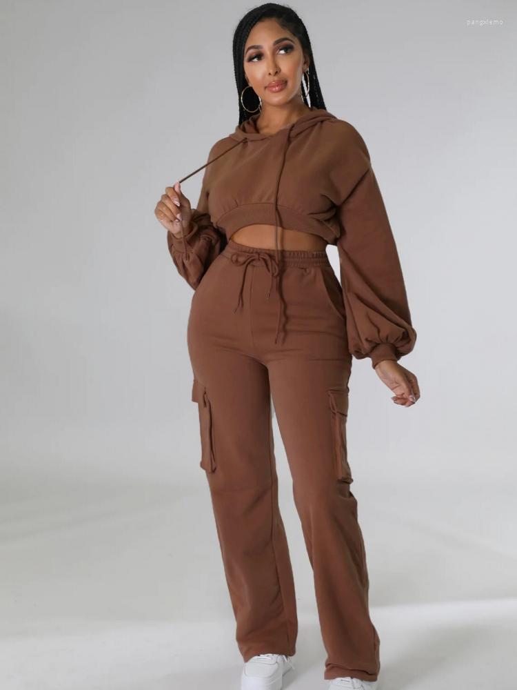 

Ethnic Clothing 2 Piece Women Set Dashiki African Clothes 2023 Autumn Winter Fashion Long Sleeve Top And Pants Suit Party Lady Matching Sets