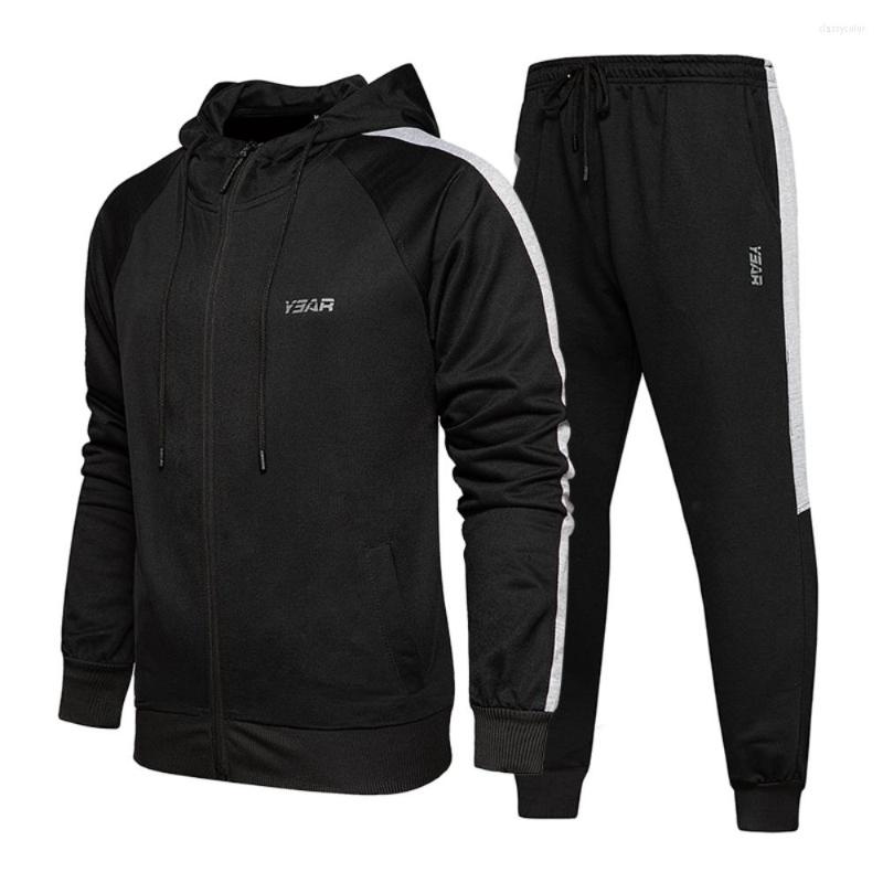 

Men's Tracksuits 2023 Spring Men's Sets Jacket Pants Two Piece Suit Men Brand Clothing Tracksuit Fashion Casual Thin Cotton Sweatshirt, Tz67 khaki