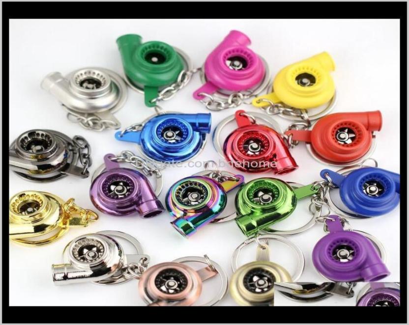 

Keychains Fashion Aessories Drop Delivery 2021 Spinning Turbo Turbine Turbocharger Keychain Key Chain Ring Keyring Keyfob Keyrings5767033
