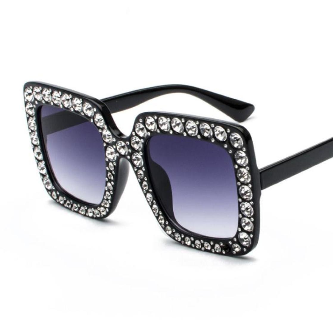 

Retro Vintage Cat Eye Crystal Sunglasses Luxury Rhinestone Sun Glasses For Women Designer Ladies Oversized Sunglasses Whole1787896