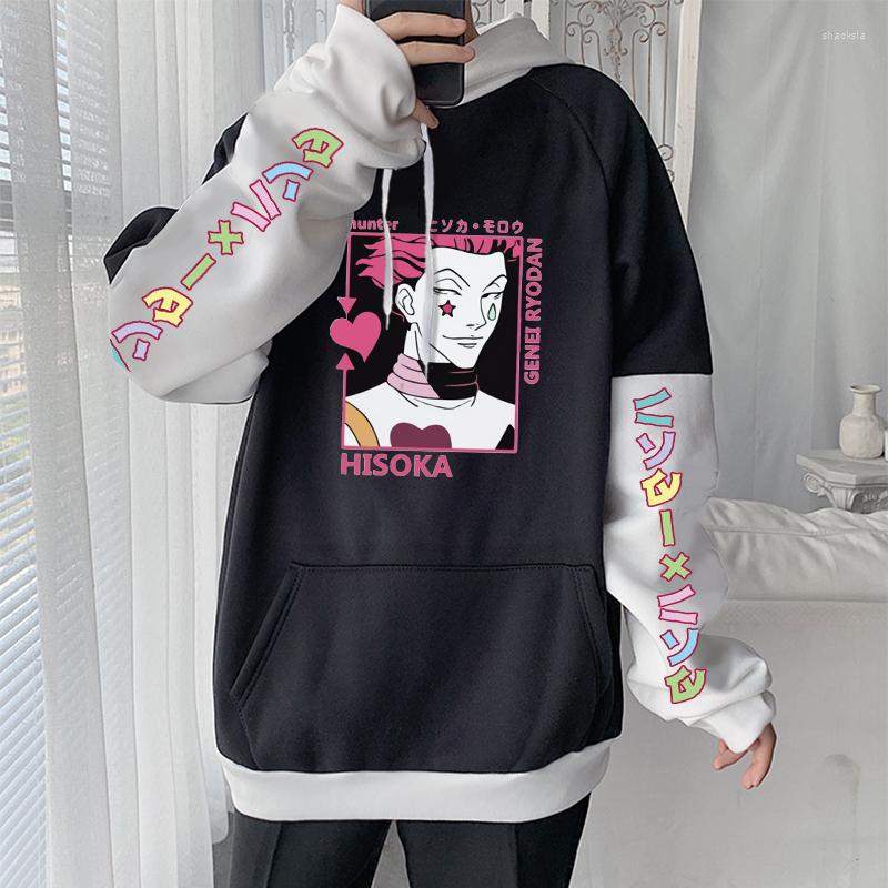 

Hoodies Hisoka Japanese Anime X Long Sleeve Sweatshirts Harajuku HXH Graphics Winter Loose Casual Pullovers, Yellow