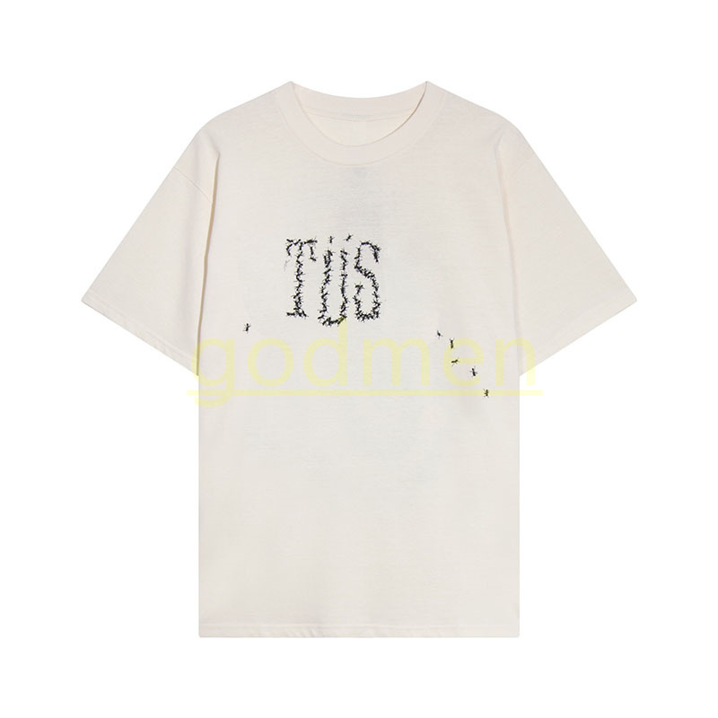 

Men Womens Streetwear T Shirt Mens Casual Ant Letter Print Shirt Couples Clothing Fashion Shorts Sleeve Clothes S, White