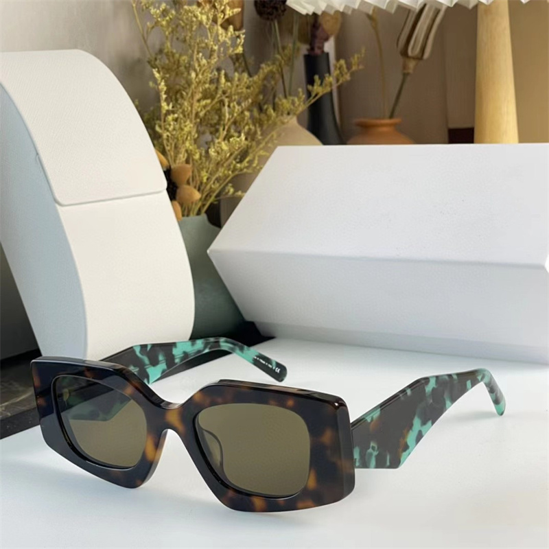 

Fashion designer 15Y sunglasses for women abstract printed frame acetate geometry shape glasses outdoor avant-garde personality style protection come with case