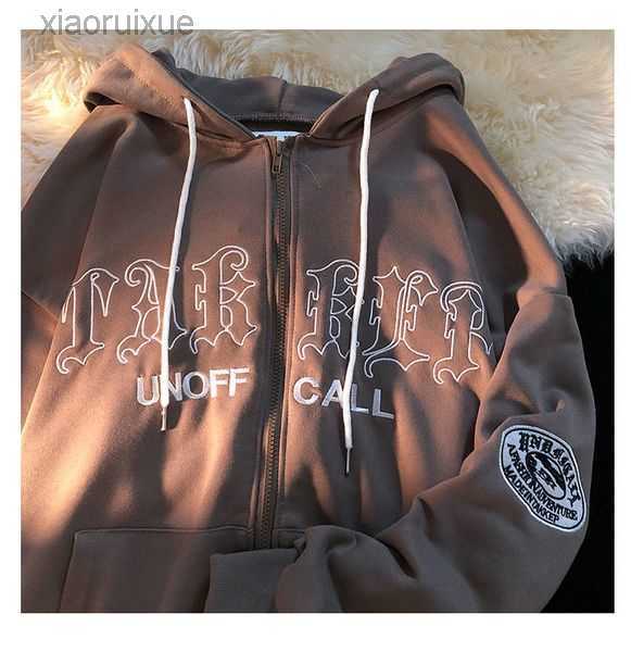 

High Quality Spider Print Zip Oversized Hoodie Men Punk Sport Loose Coat Harajuku Gothic Streetwear Long Sleeve Korean Fashion 220819 5UKQE