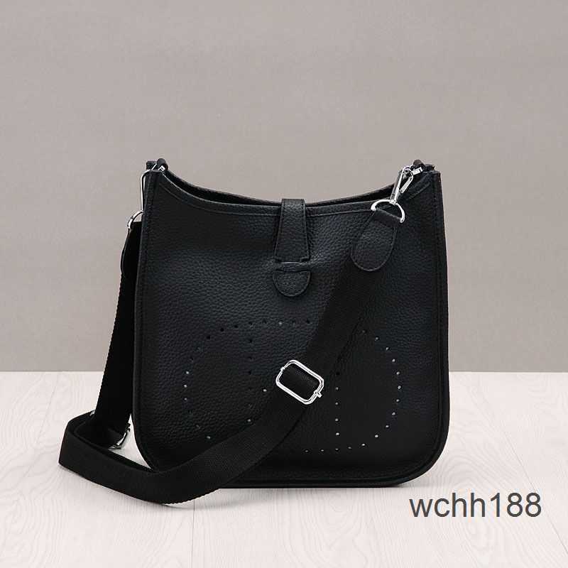 

Casual One Leather Bags Designer Crossbody Bag Tote Litchi Pattern 2023 Shoulder Herma Women's Evelyns Cowhide Bucket G90g, Red