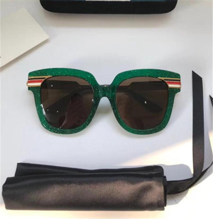 

Luxury 0281 Sunglasses For Women Brand Designer 0281S Square Summer Style Rectangle Full Frame Top Quality UV Protection Come With3165368