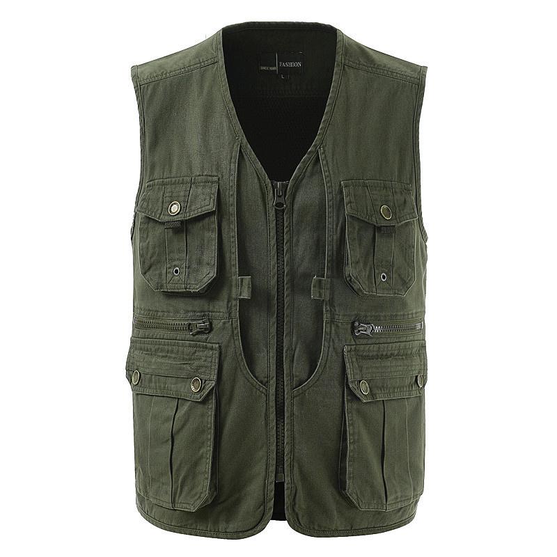 

Hunting Jackets Male Summer Fishing Camouflage Mesh Breathable Waistcoat Outdoor Climbing Hiking Camping Multi-Pocket Sports VestHunting Jac