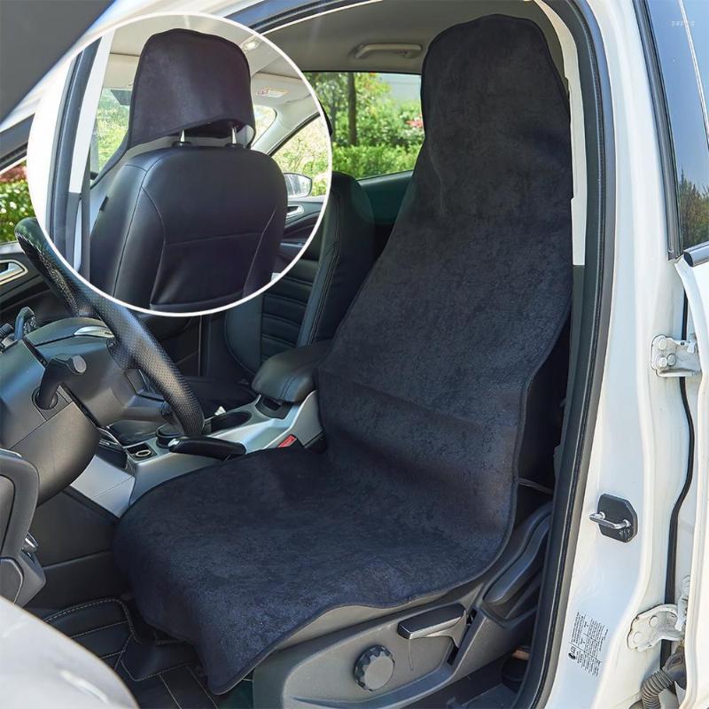 

Car Seat Covers 1x Throw Over Slip On Front Sweat & Stains Protector Mat For Sport Yoga Washable More Color Options