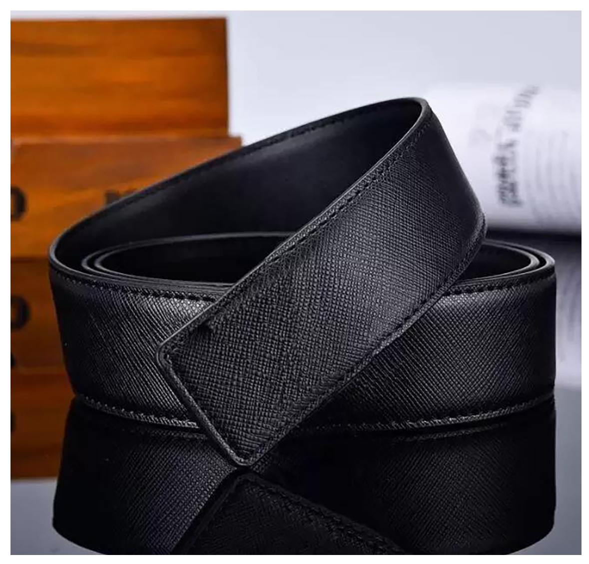 

Leather Belt Men's Leather Automatic Buckle Leisure Business Top Leathers Belt's Men Youth Korean Fashion wedsfvy 04 25