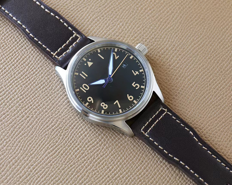 

The new men's watch 316 stainless steel case imports calfskin., Color-3