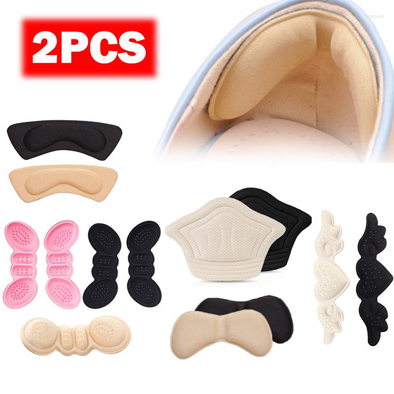 

Women Socks 27Style Heel Insoles Pads Patch Pain Relief Anti-wear Cushion Feet Care Protector Adhesive Back Sticker Shoes Insert Insole, D -black