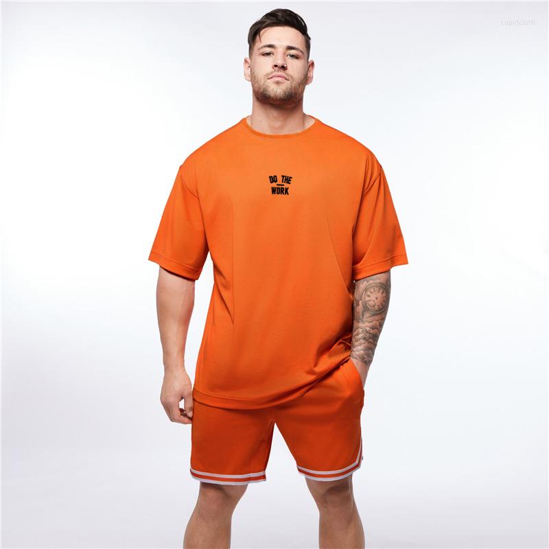 

Men's T Shirts Summer Male Casual Fashion Print T-Shirt Short Sleeve Mesh Breathable O-Neck Oversized Loose Gym Fitness Clothing, White