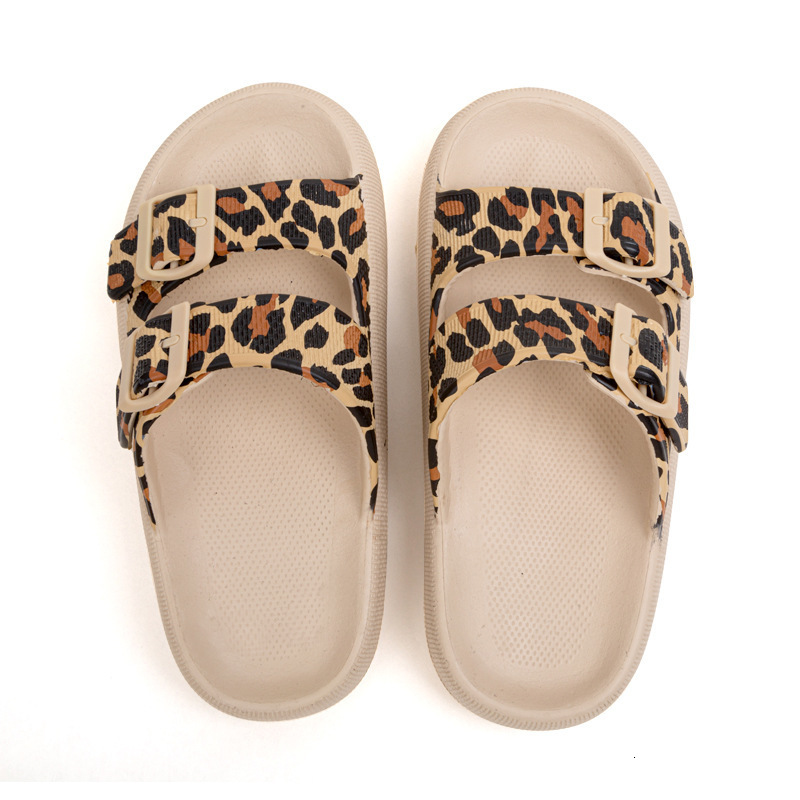

Slippers Women Thick Platform Slippers Leopard Ladies Summer Outdoor Beach Sandals Casual Couple Shoes Woman Men Indoor Bathroom Slides 230413, Orange