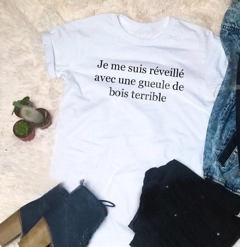 

Women' T Shirts Fashion Girl Summer Aesthetic Grunge Tumblr Female Tee Tops Street Style French Shirt Yellow Women Tees