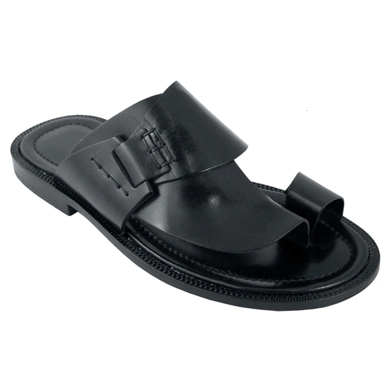 

Sandals Summer Men's Sandals Outdoor Flat Slippers Fashion Casual Shoes Outdoor Beach Slides for Men Rome Male Gladiator Sandals 230413, White