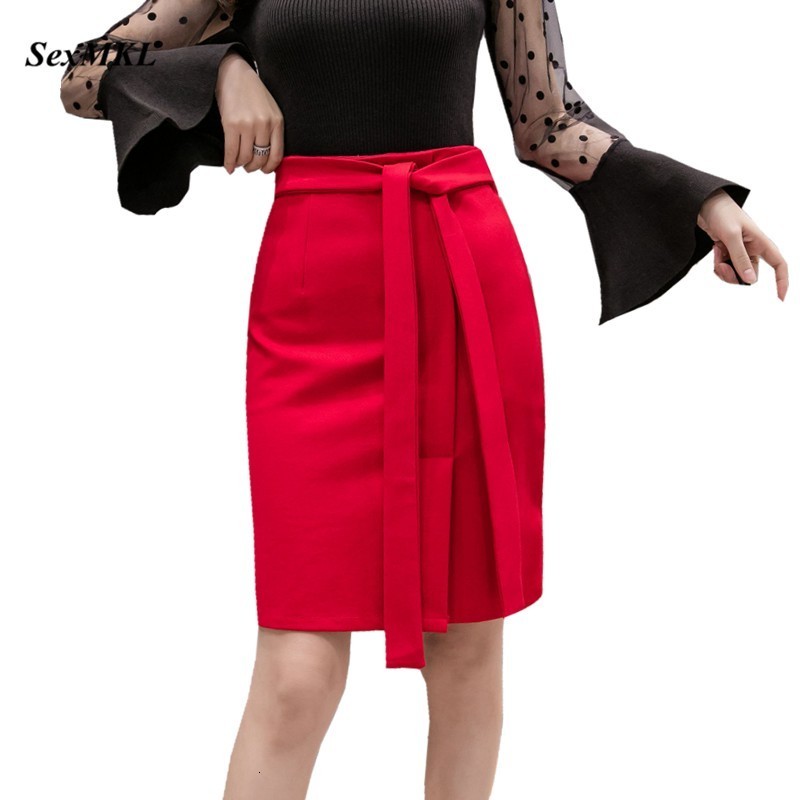 

Skirts Oversized Faldas Mujer Moda Women Skirt Fashion High Waist Red Skirts Jupe Femme Office Ladies Sexy Black Pencil Skirt 230413